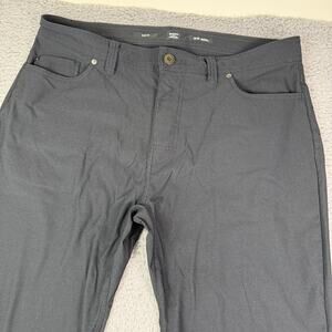 Prana Brion II Pants Mens 38x30 Black Slim Fit Hiking Outdoors Stretch